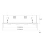 ART-E-205 x4 LED светильник карданный Downlight   -  Встраиваемые светильники 